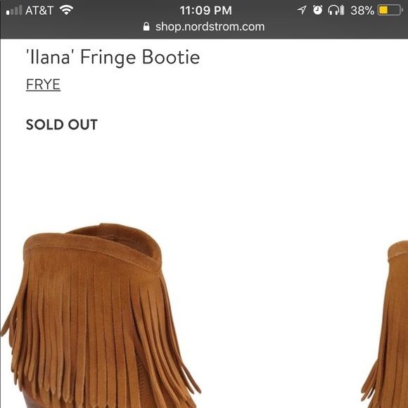 Women’s Frye Fringe Leather Booties - size 9 grey - Picture 8 of 8